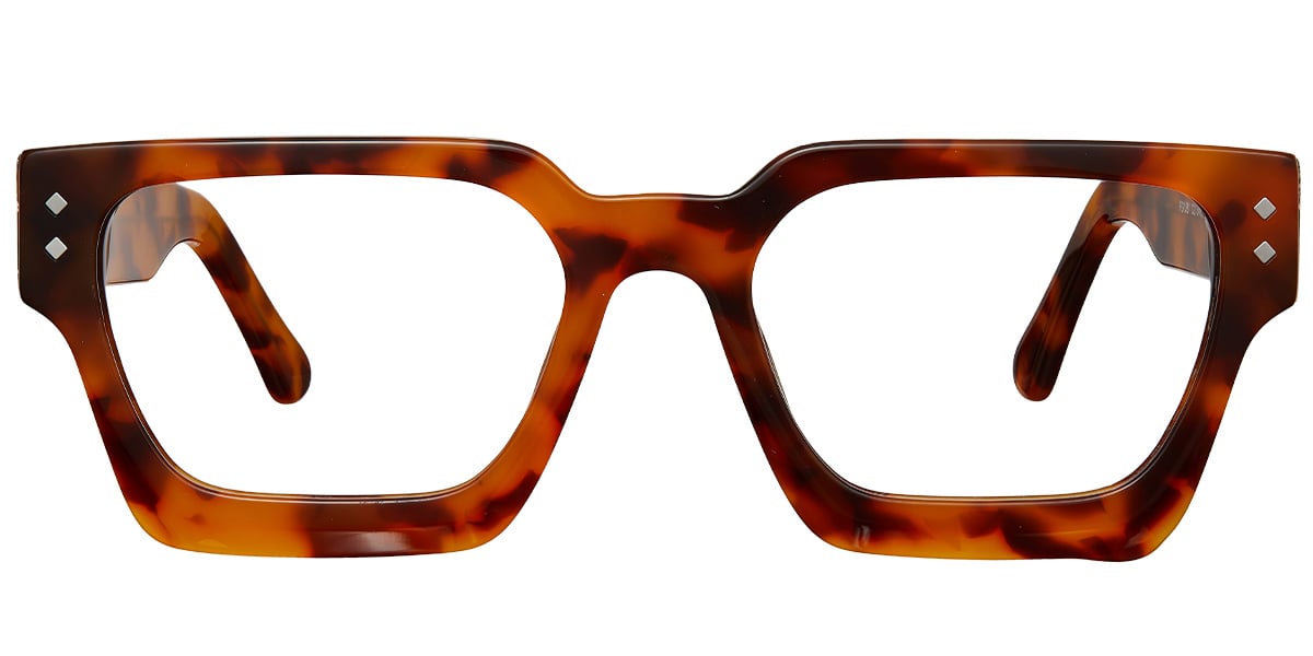 Acetate Square Frame tortoiseshell