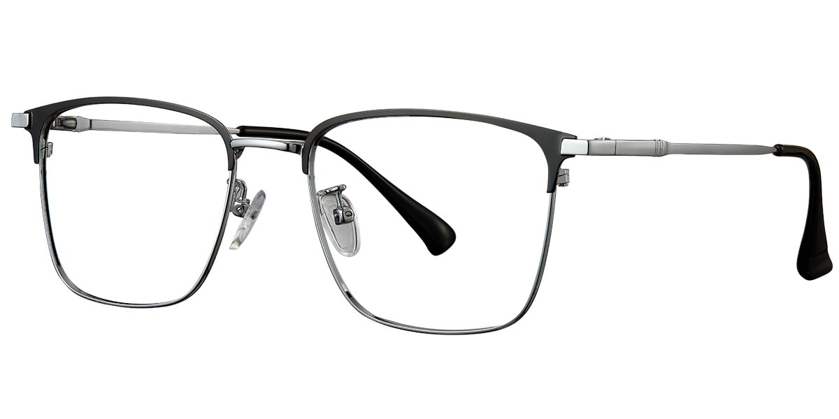 Square Frame black-silver