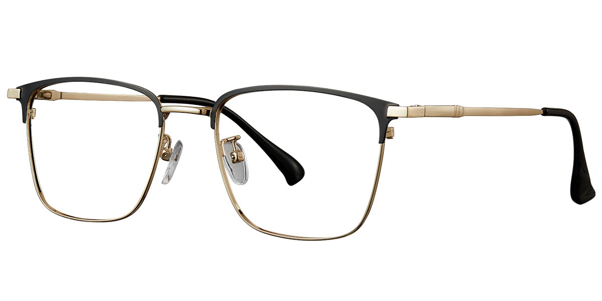 Square Frame black-gold