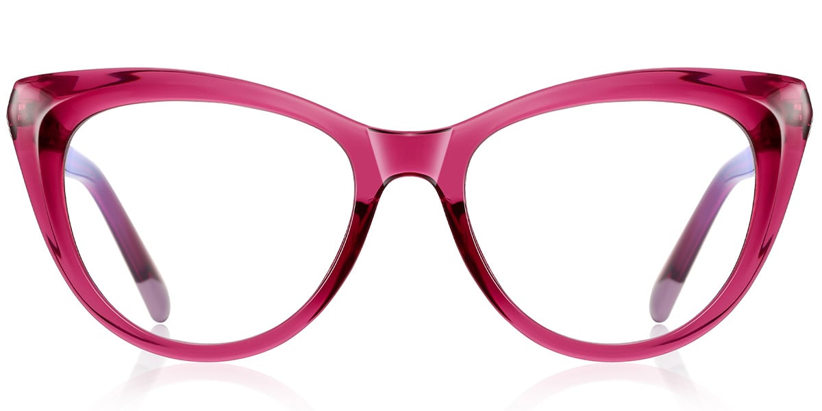 Cat Eye Frame translucent-rose