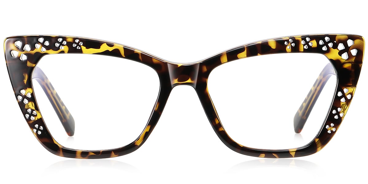 Cat Eye Frame pattern-tortoiseshell