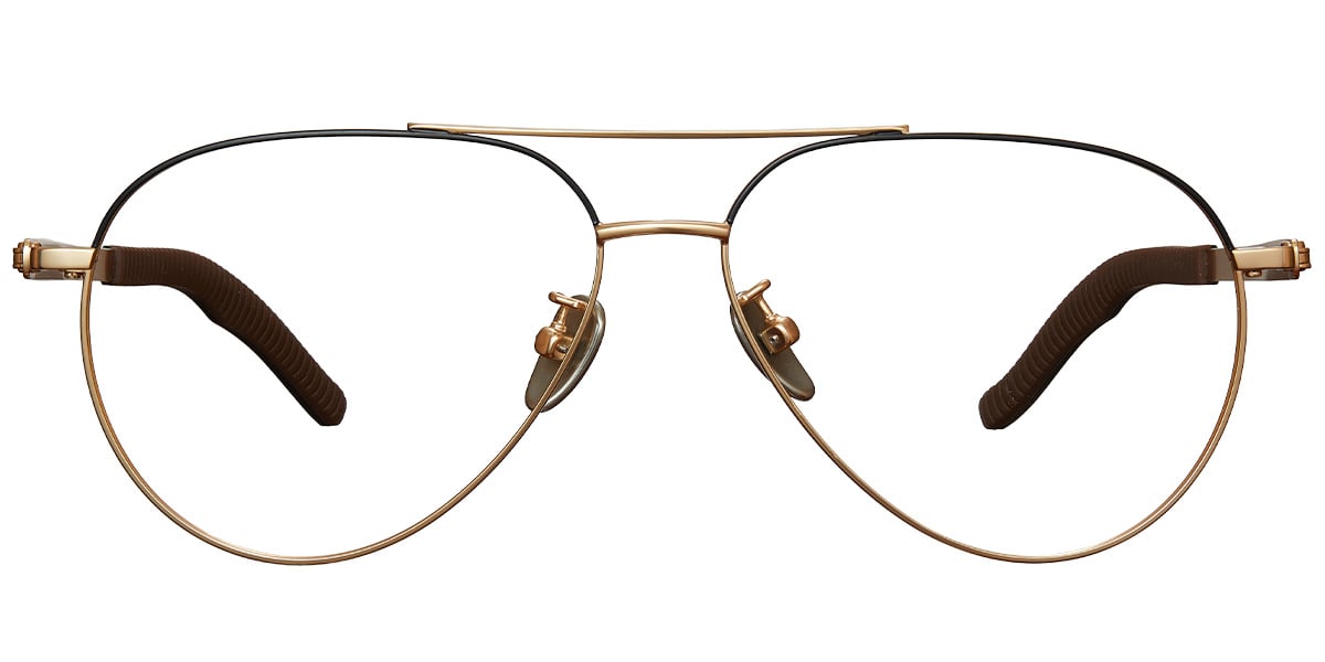 Aviator Frame black-gold