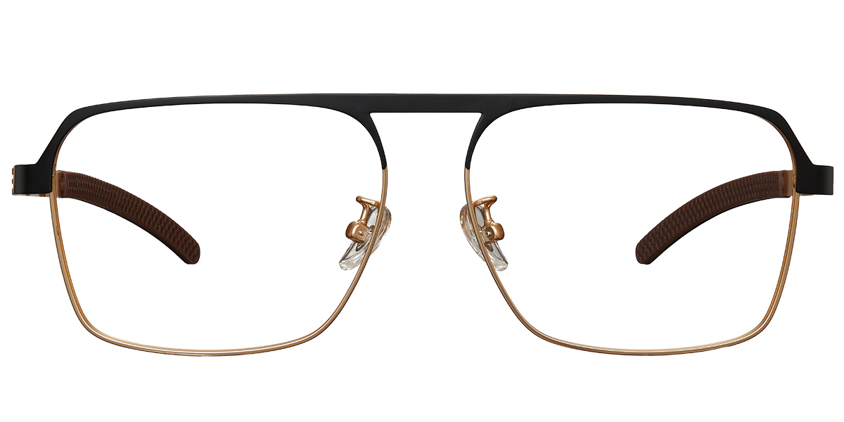 Square Frame black-gold