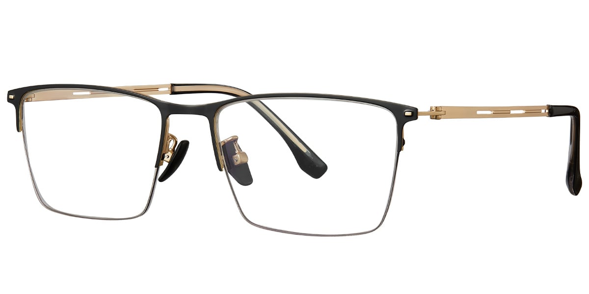 Square Frame black-gold