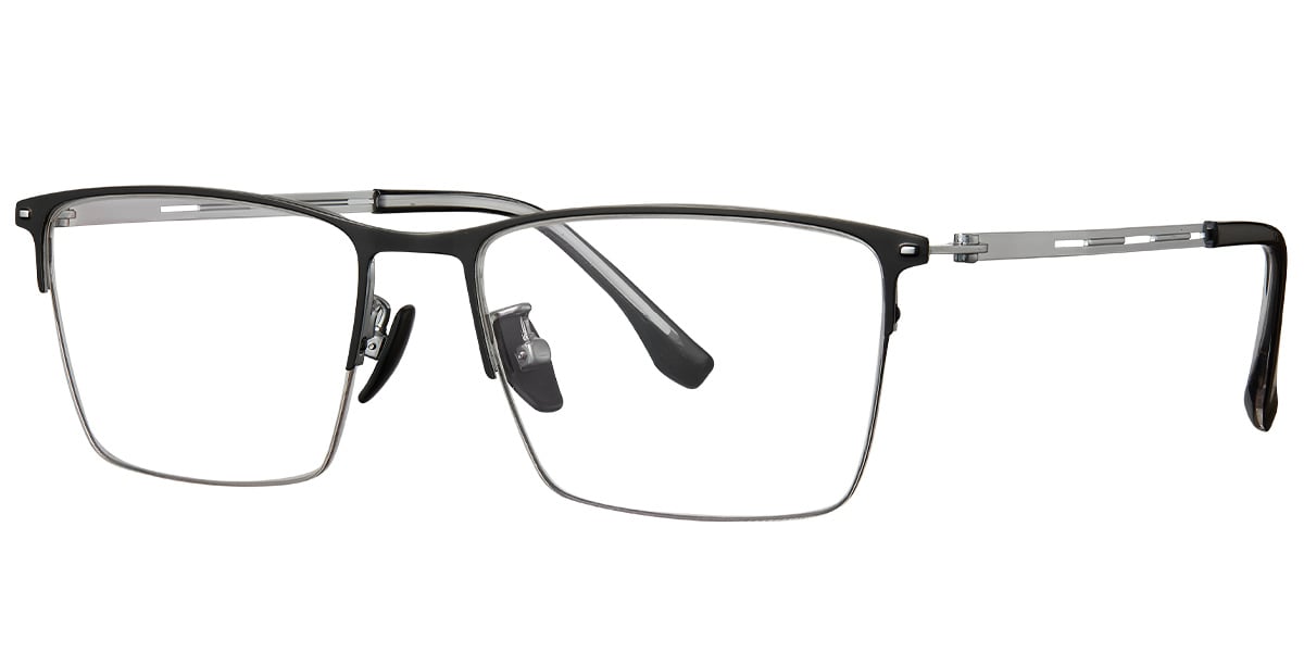 Square Frame black-silver