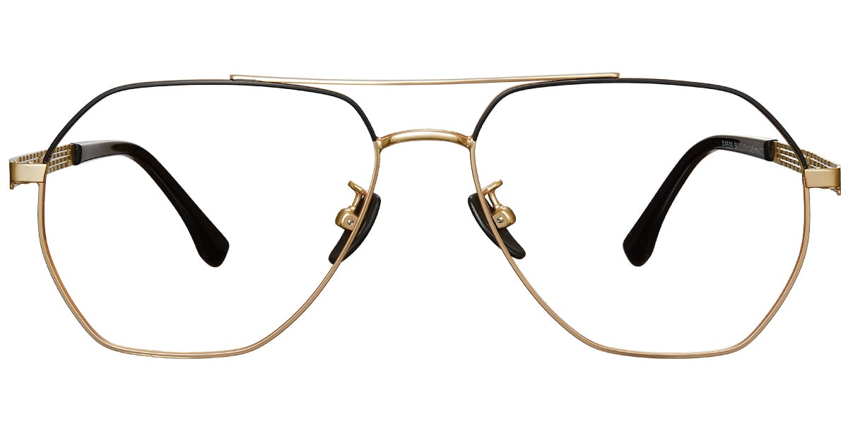 Aviator Frame black-gold