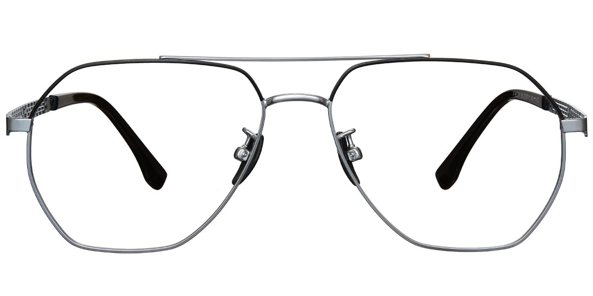 Aviator Frame black-silver