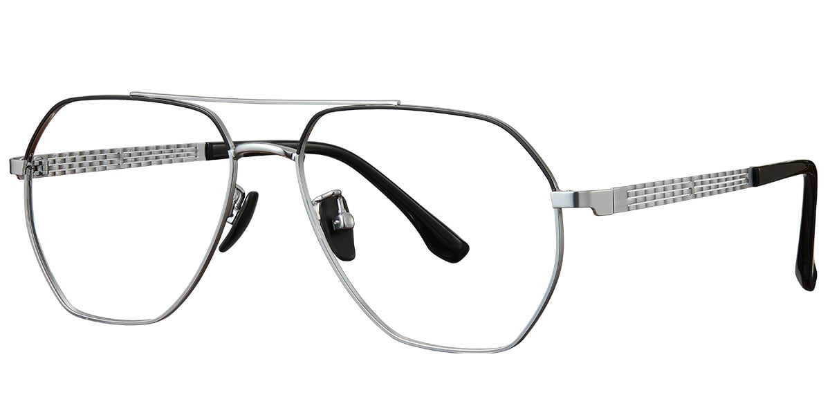 Aviator Frame black-silver