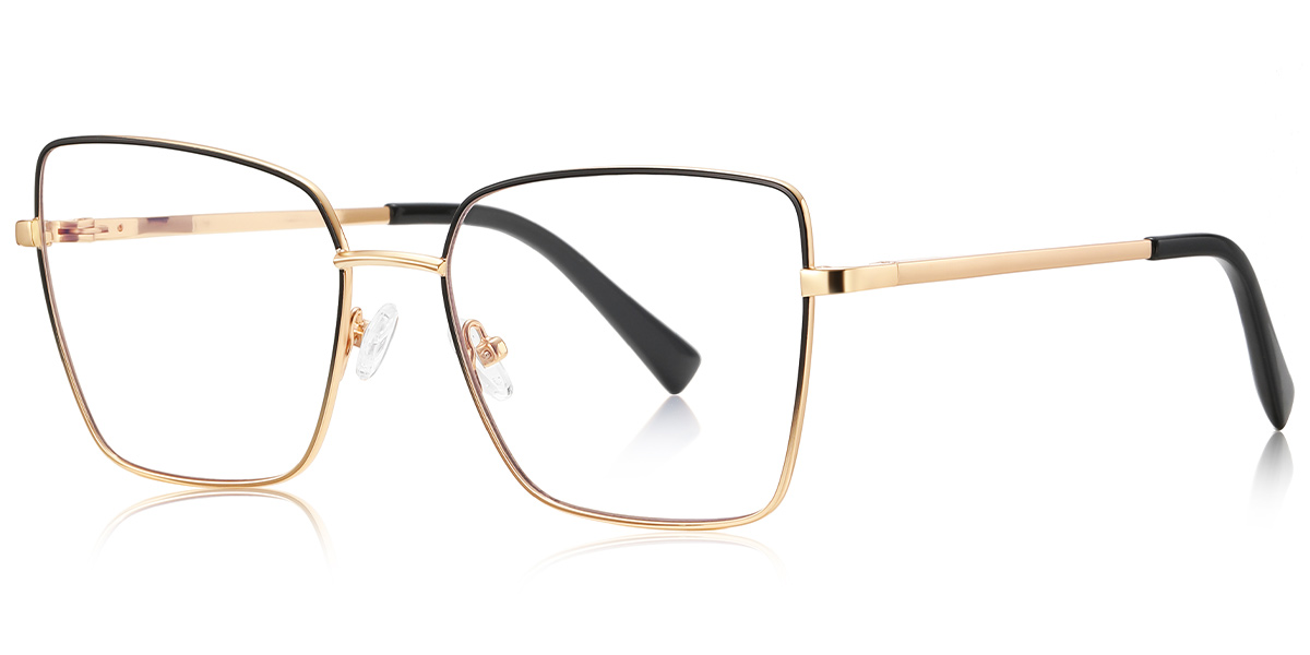 Square Frame black-gold