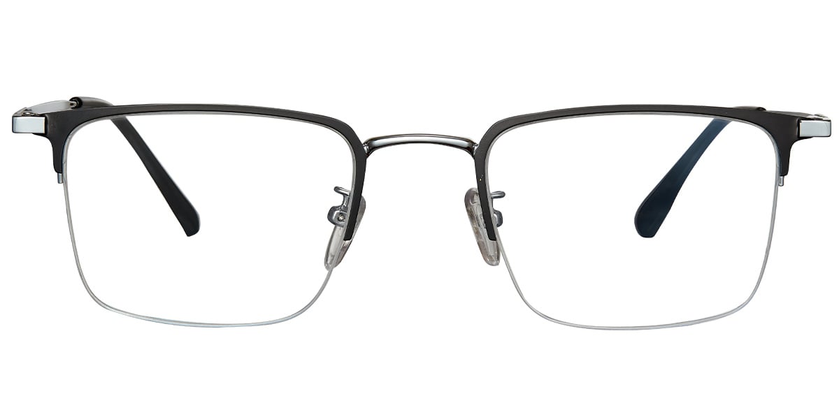 Square Frame black-silver