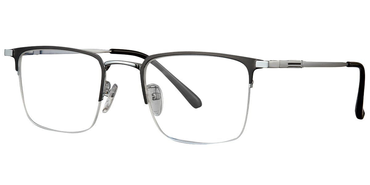 Square Frame black-silver