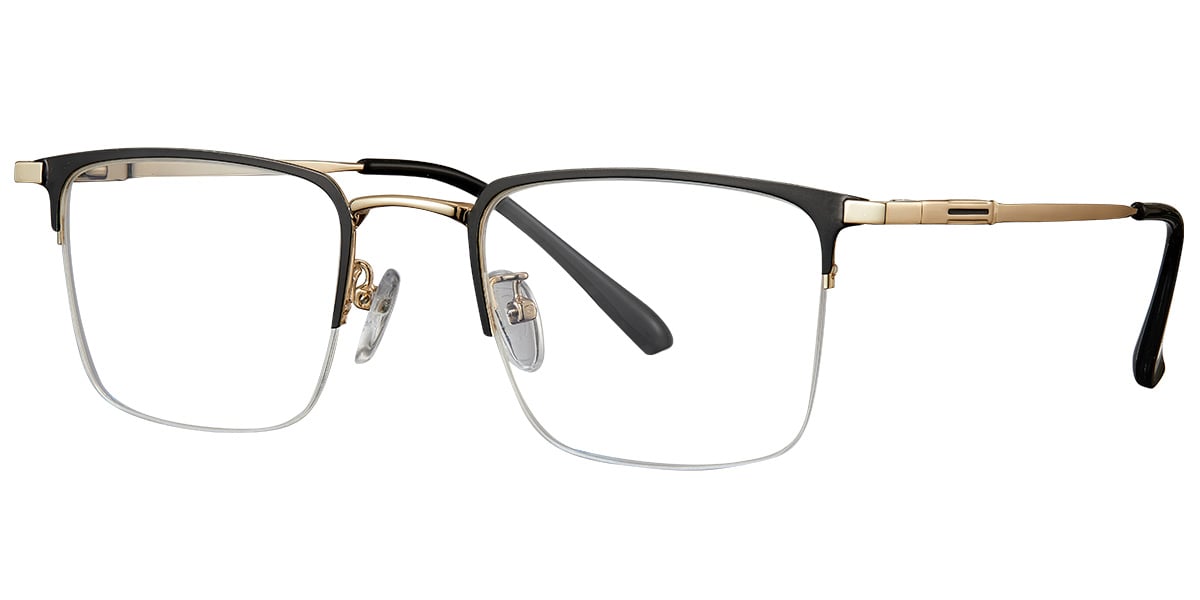 Square Frame black-gold