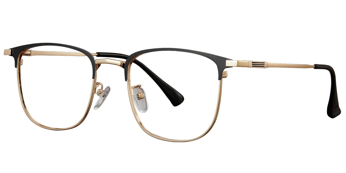 Square Frame black-gold