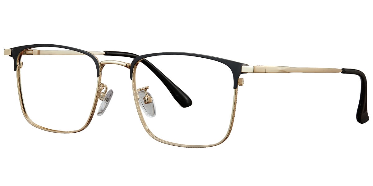 Square Frame black-gold