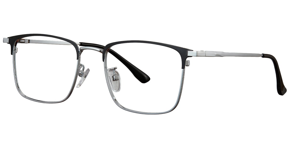 Square Frame black-silver