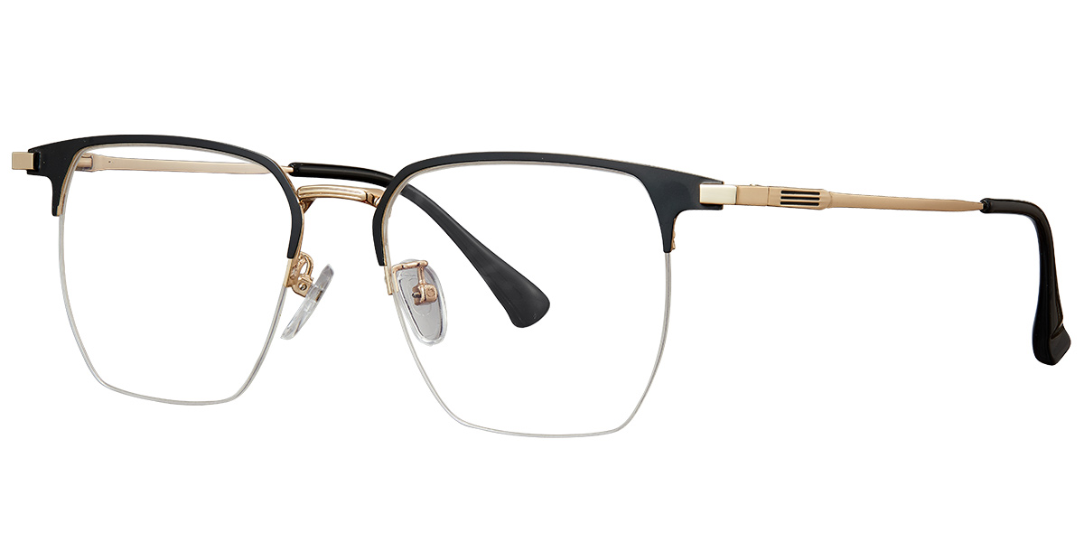 Square Frame black-gold