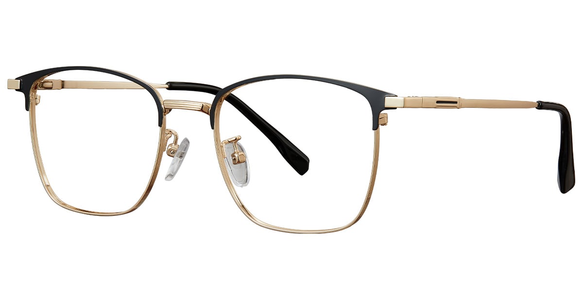 Square Frame black-gold