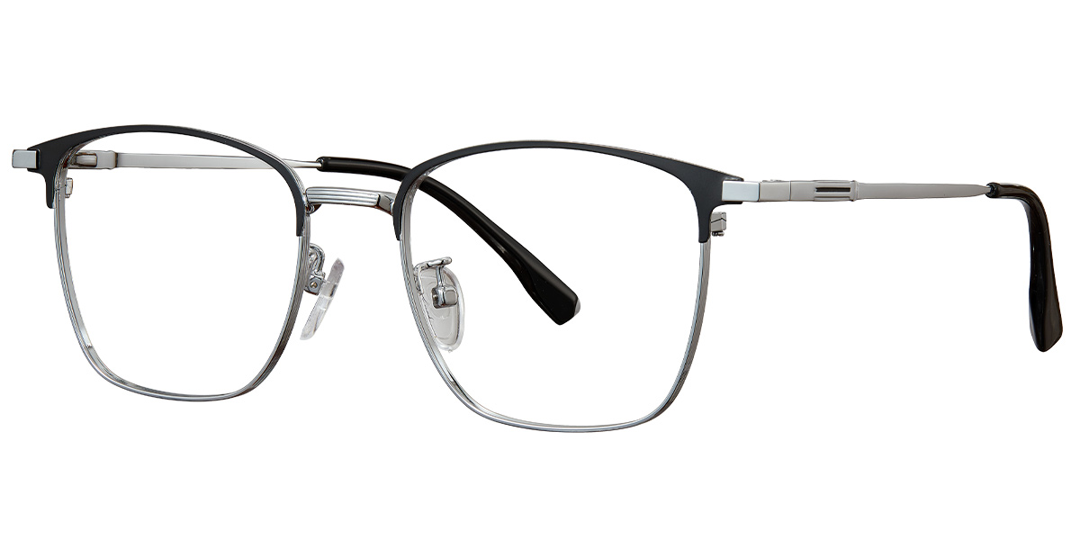 Square Frame black-silver