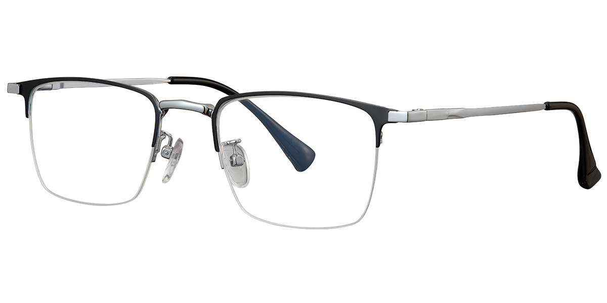 Rectangle Frame black-silver