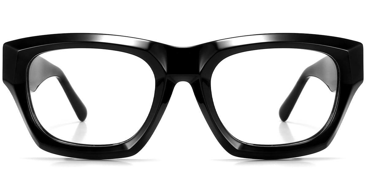 Acetate Square Frame bright_black