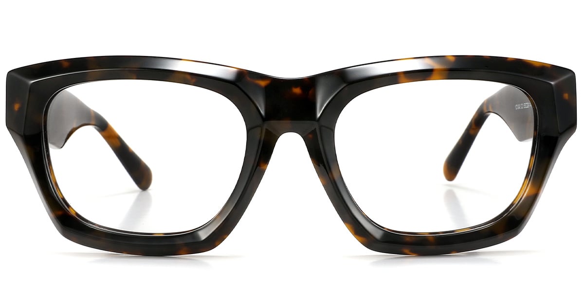 Acetate Square Frame tortoiseshell