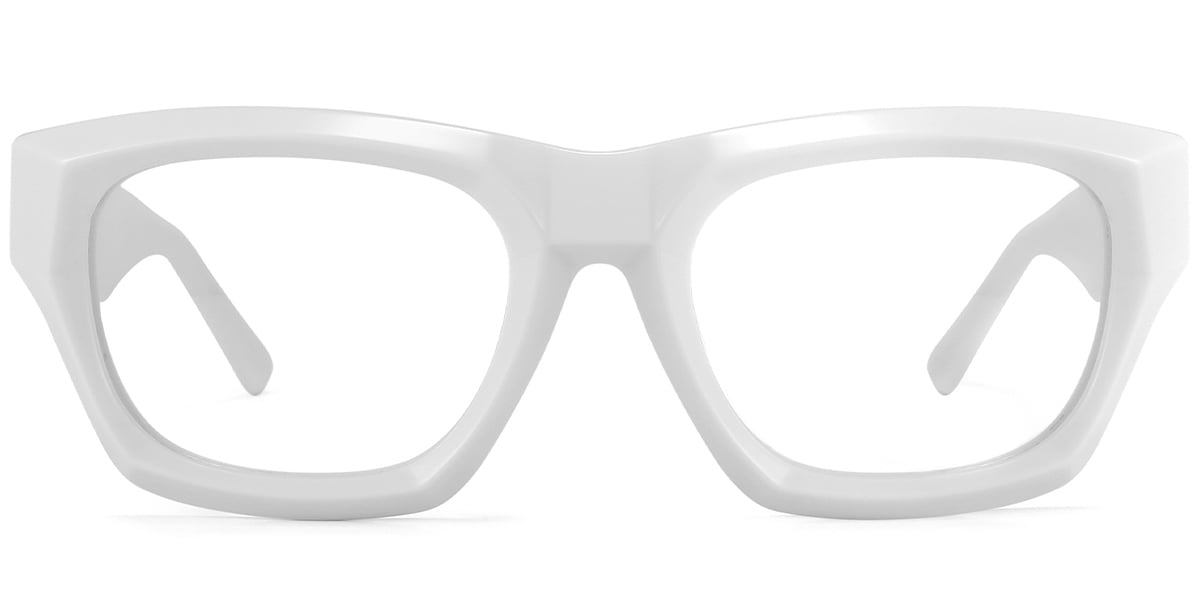 Acetate Square Frame white