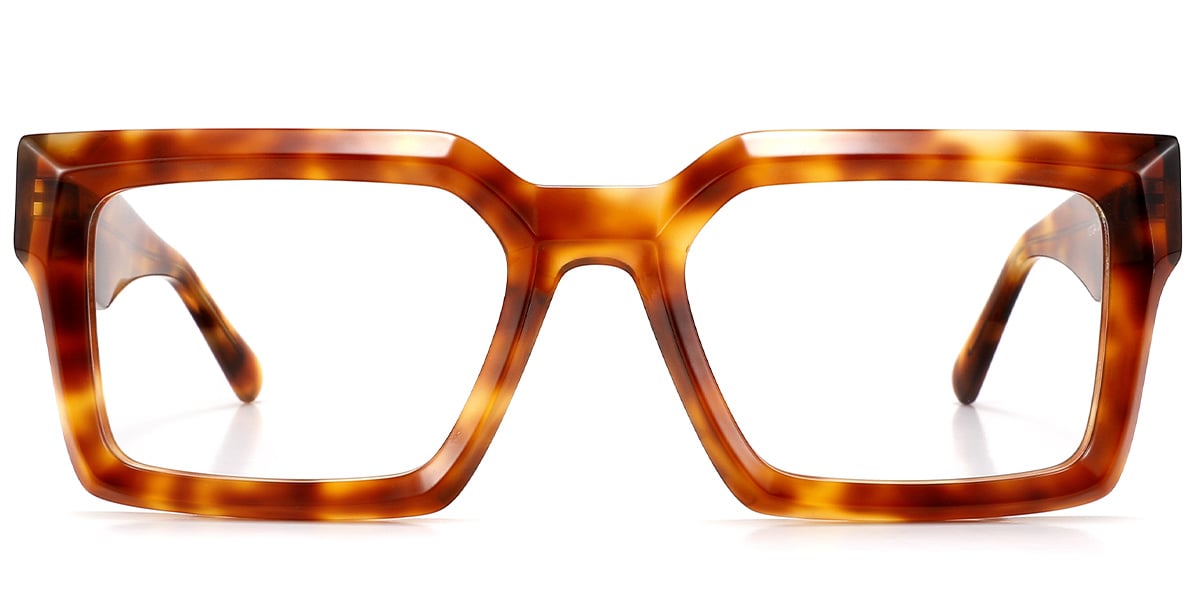 Acetate Square Frame tortoiseshell