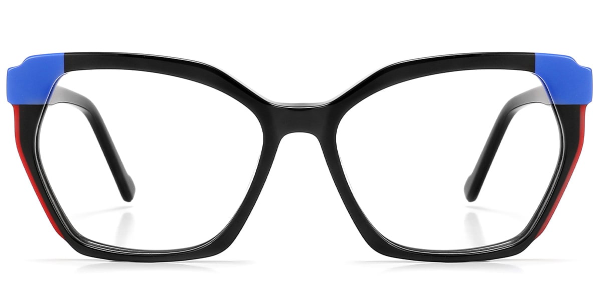 Acetate Geometric Frame black