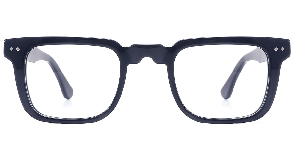 Acetate Square Frame blue