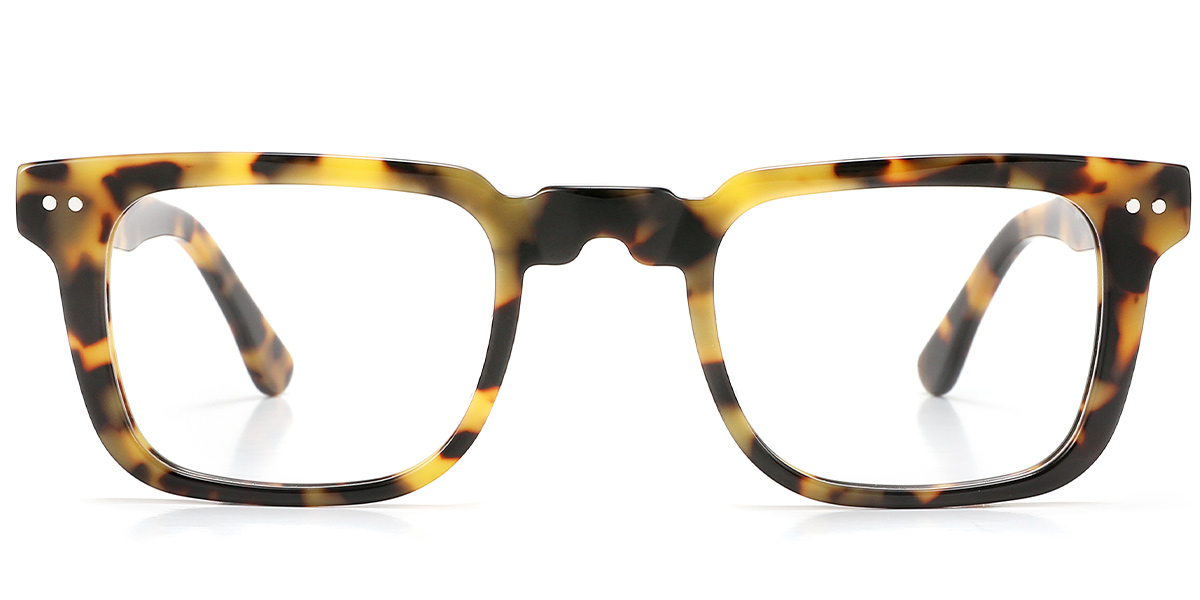 Acetate Square Frame tortoiseshell