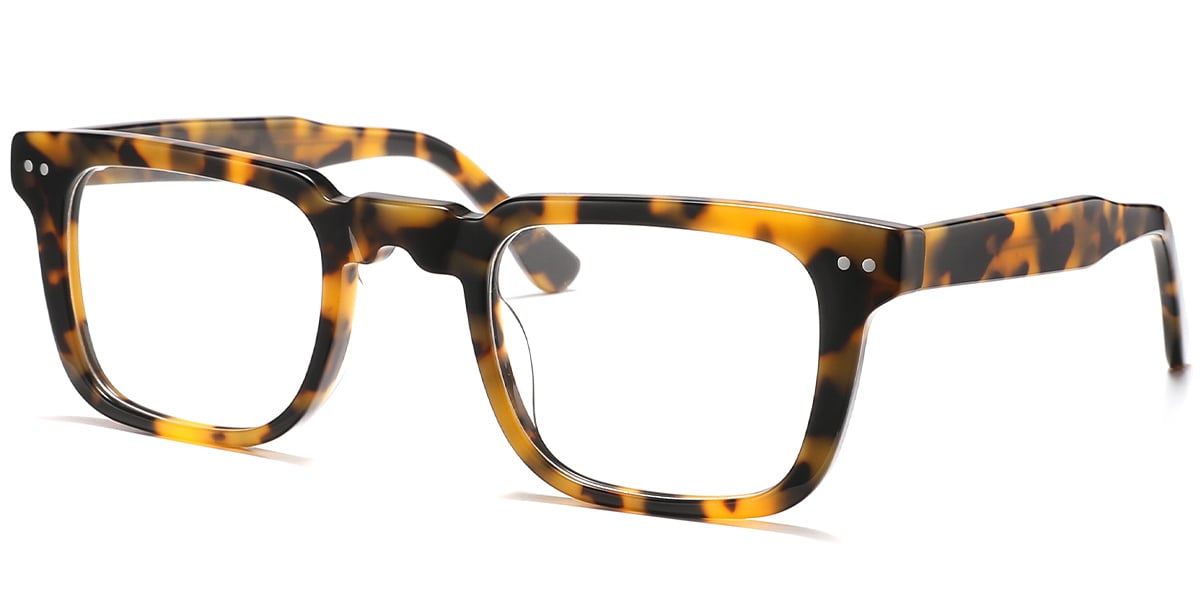 Acetate Square Frame tortoiseshell