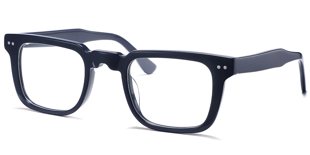 Acetate Square Frame blue