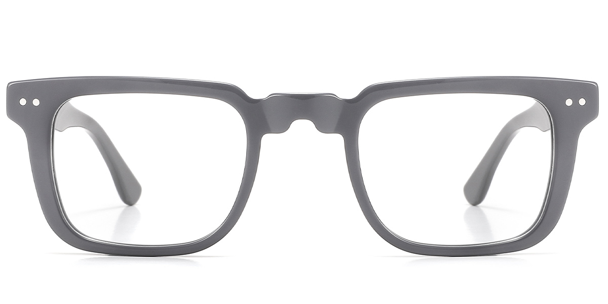 Acetate Square Frame grey