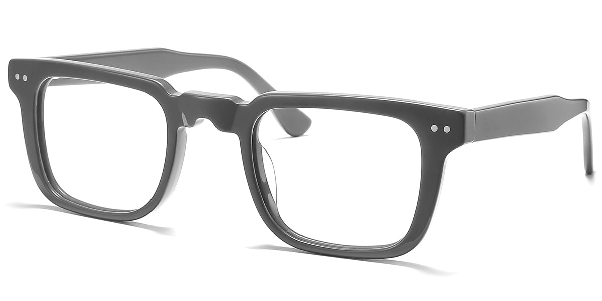 Acetate Square Frame grey