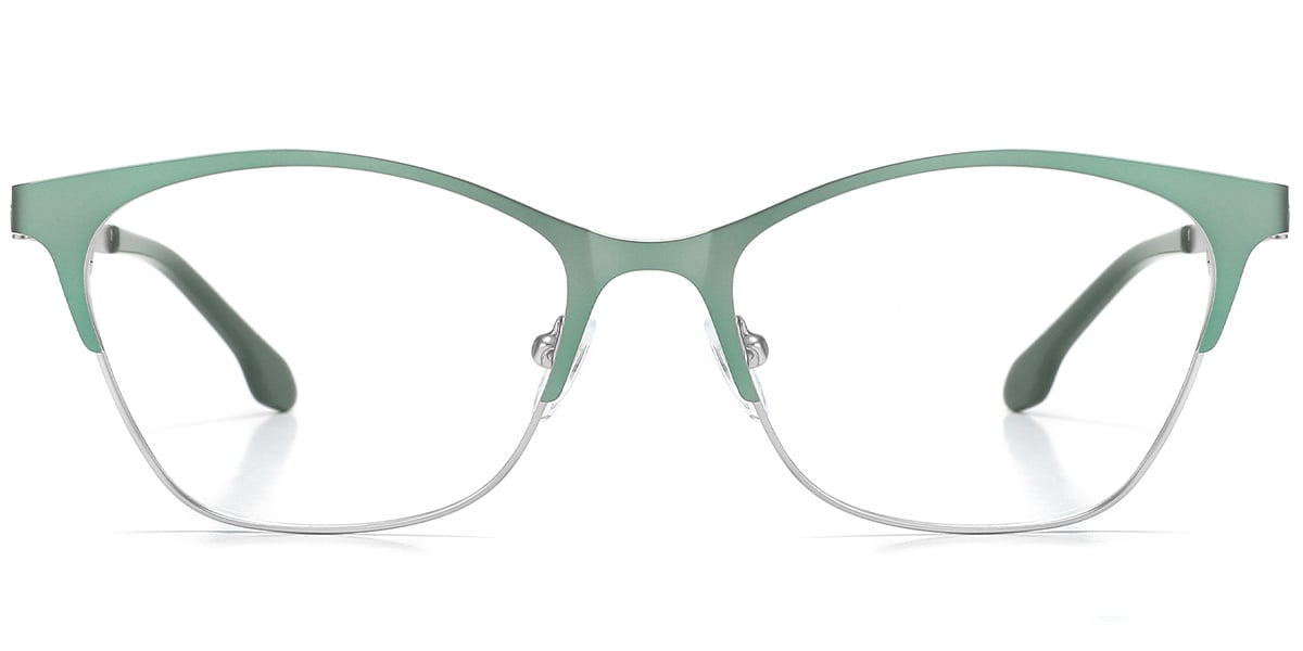 Oval Frame silver-green