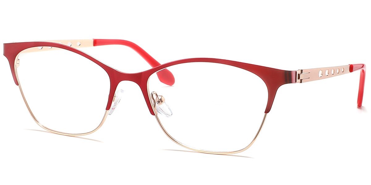 Oval Frame rose_gold-red