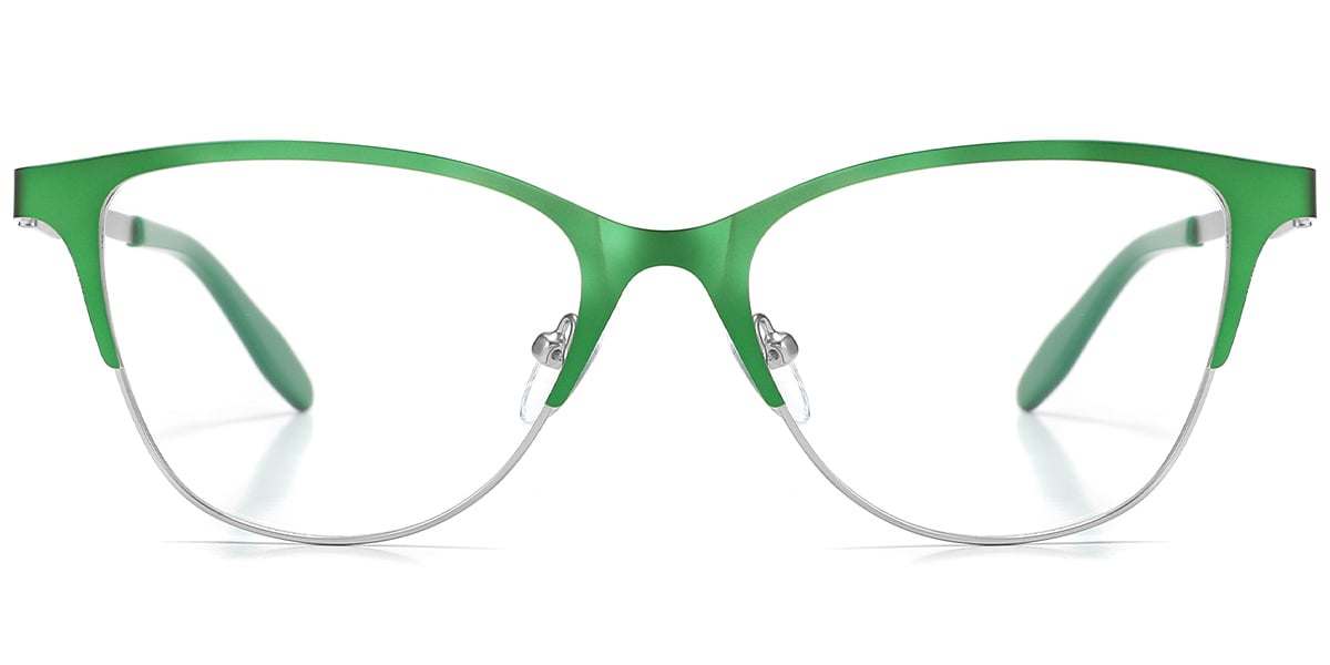 Oval Frame silver-green