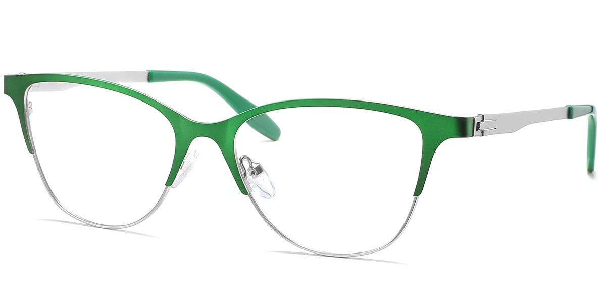 Oval Frame silver-green