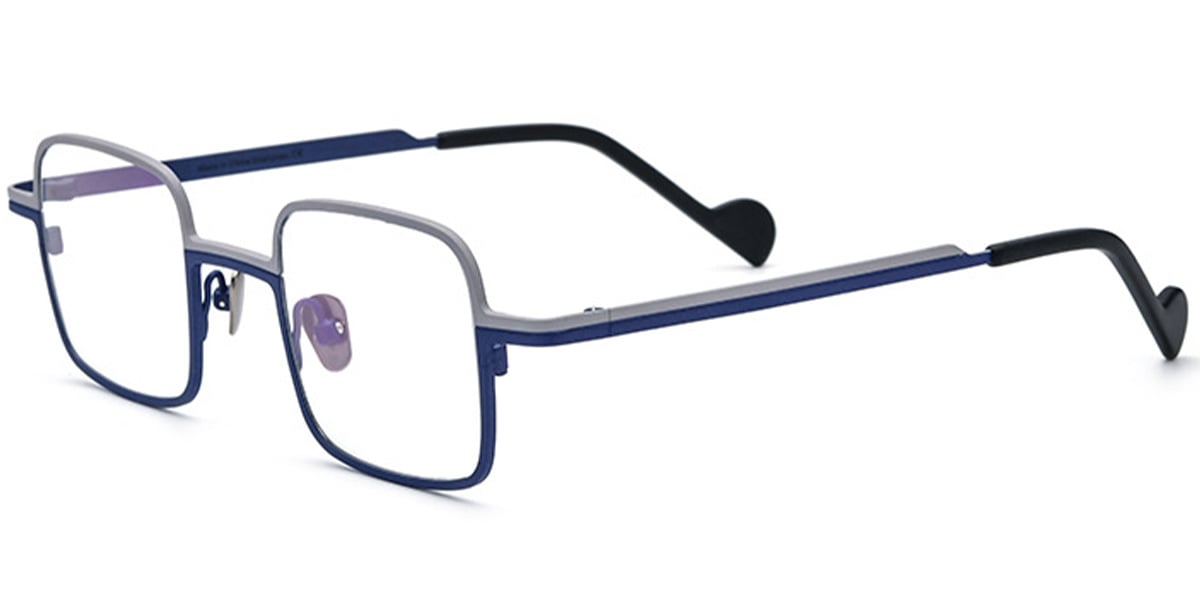 Titanium Square Frame pattern-grey