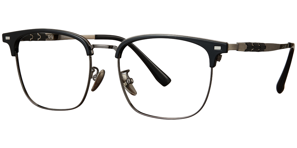 Titanium Square Frame black-gun_metal