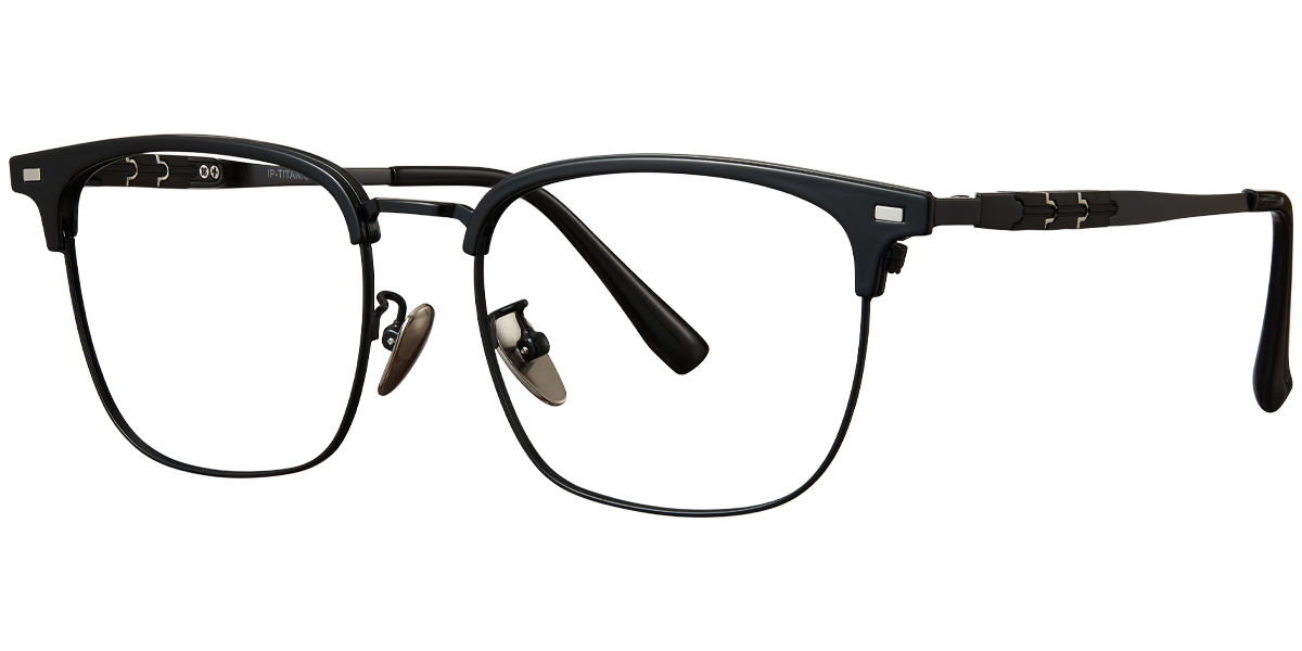 Titanium Square Frame black