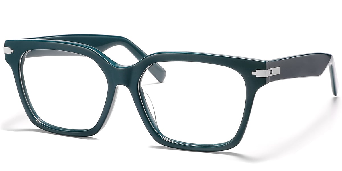 Acetate Square Frame green