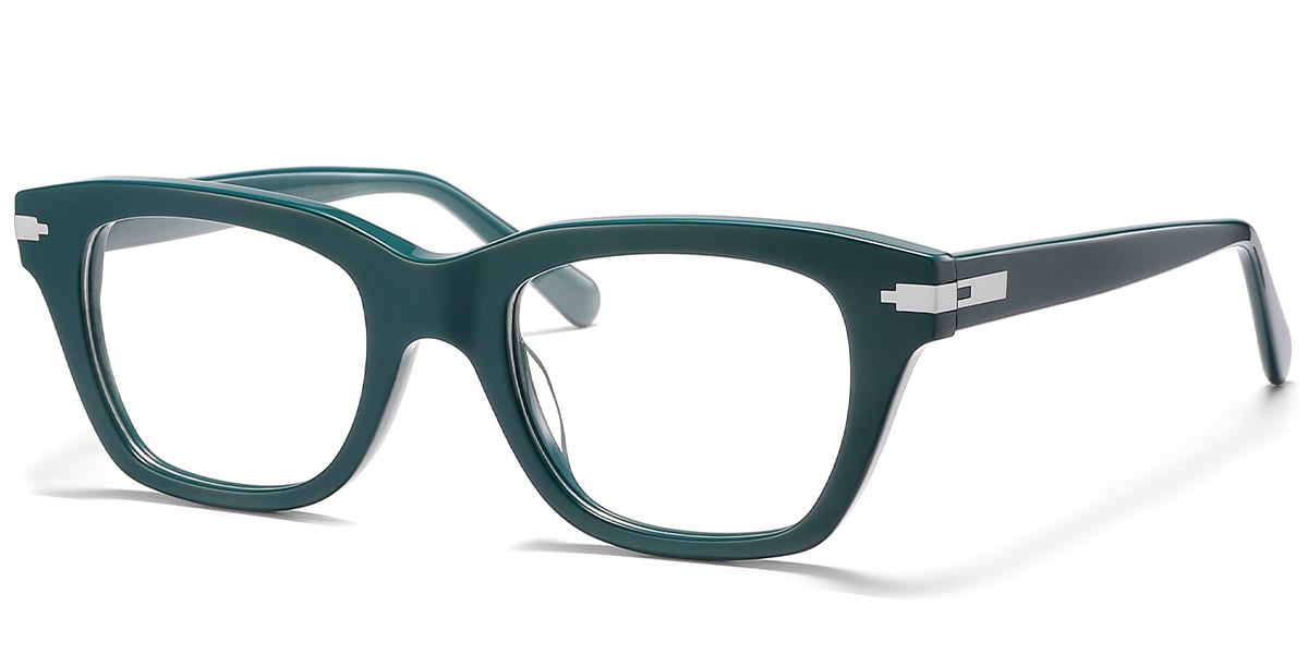 Acetate Square Frame green