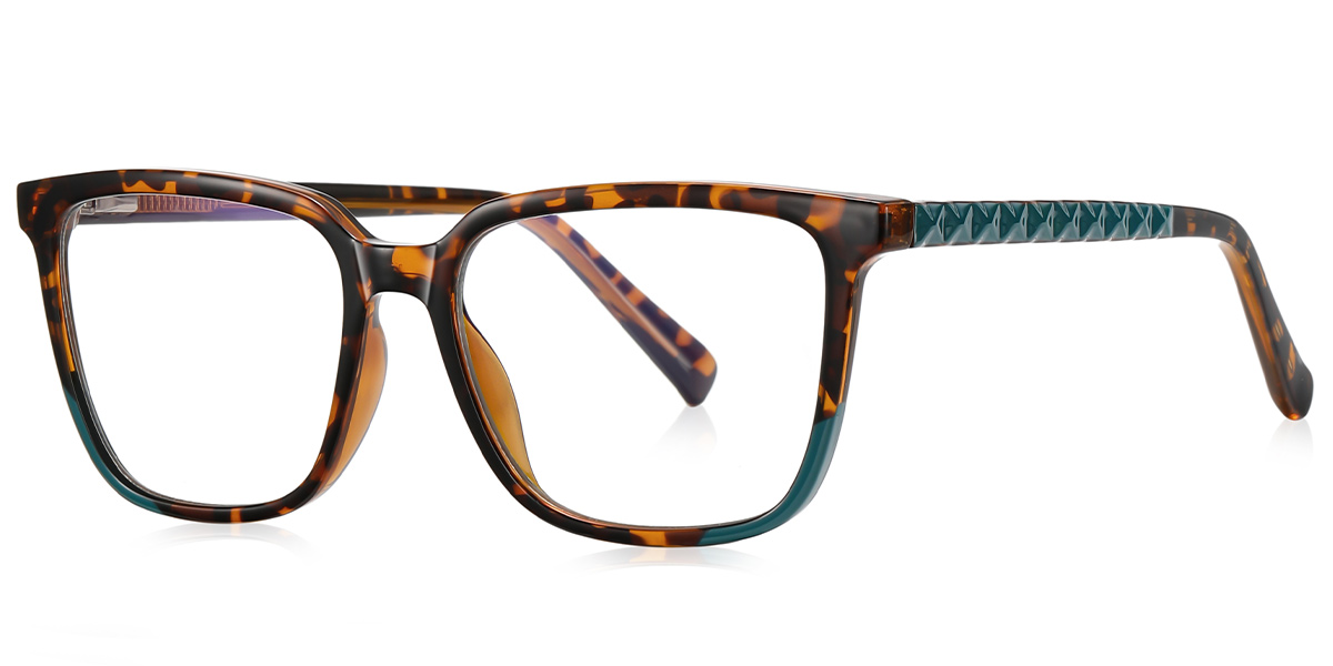 Square Frame pattern-tortoiseshell