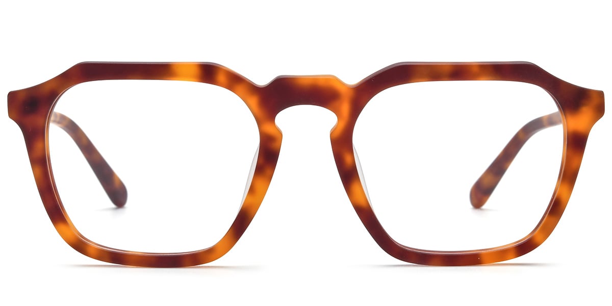 Acetate Square Frame tortoiseshell