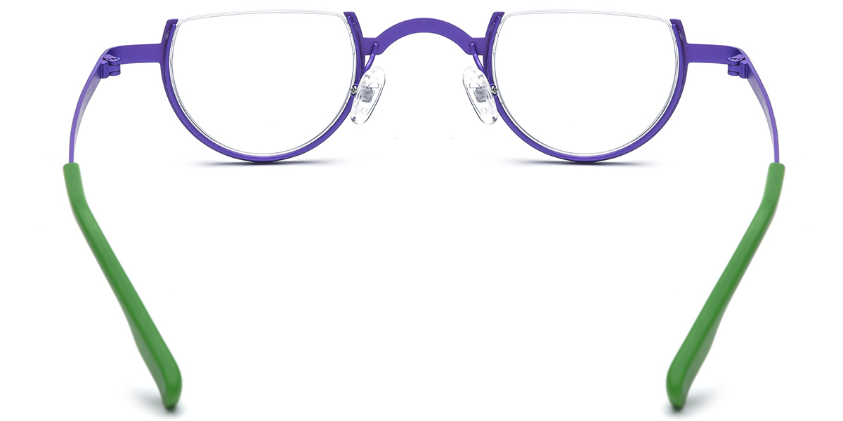 Titanium Geometric Frame pattern-purple