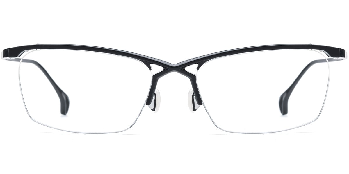 Titanium Rectangle Frame black