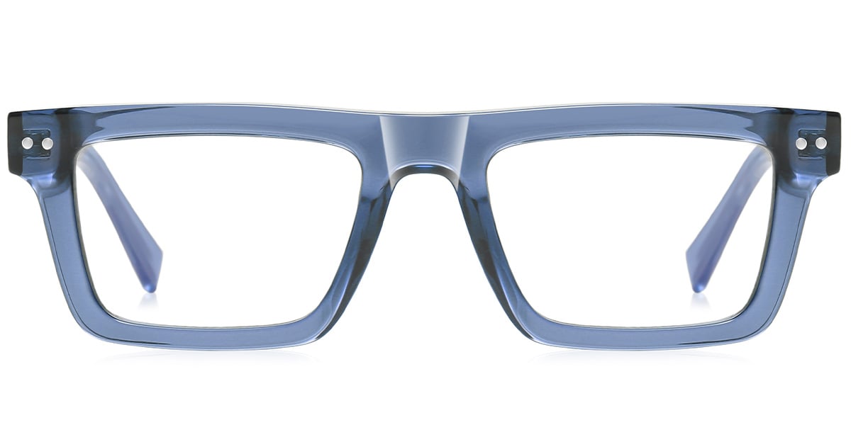 Rectangle Frame translucent-blue