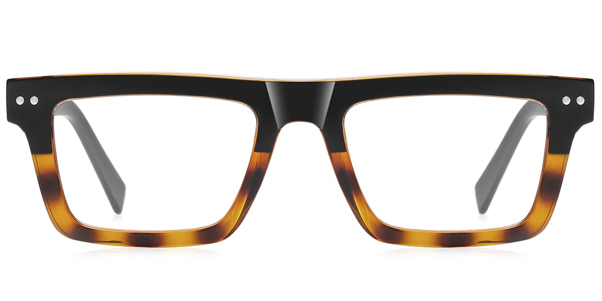 Rectangle Frame pattern-tortoiseshell