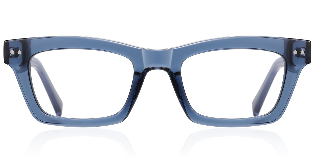 Rectangle Frame translucent-blue